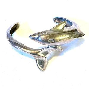 Sterling Taxco TV-47 Dolphin Bracelet